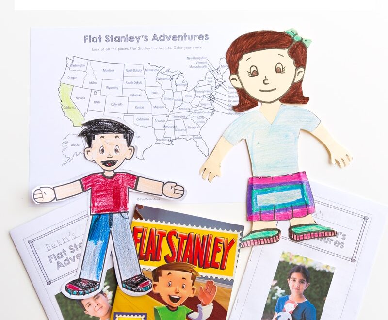 Flat Stella Flat Stanley Printable Activities Fun With Mama