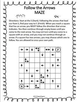 Following Directions Puzzles Beginning Or End Of Year Activity With 