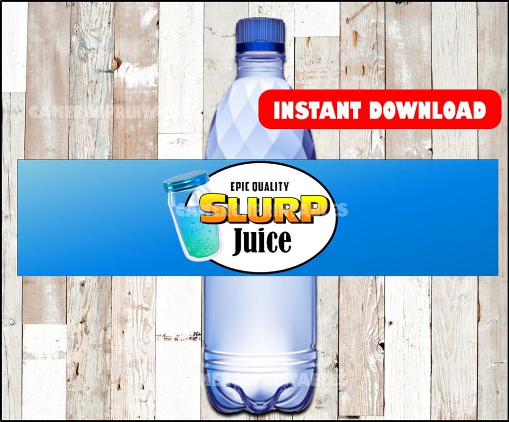 Free Printable Slurp Juice Labels