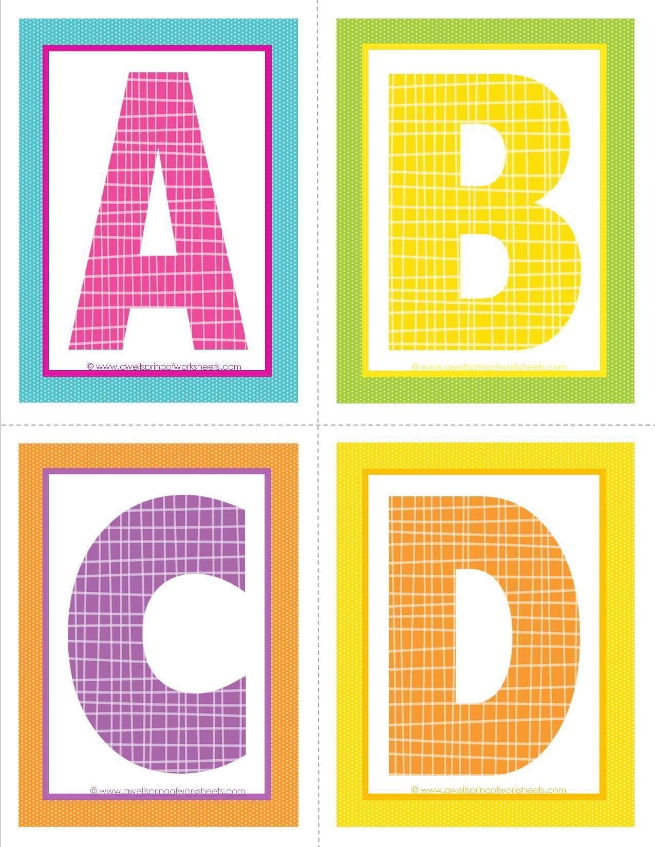 Free Alphabet Letters Printable