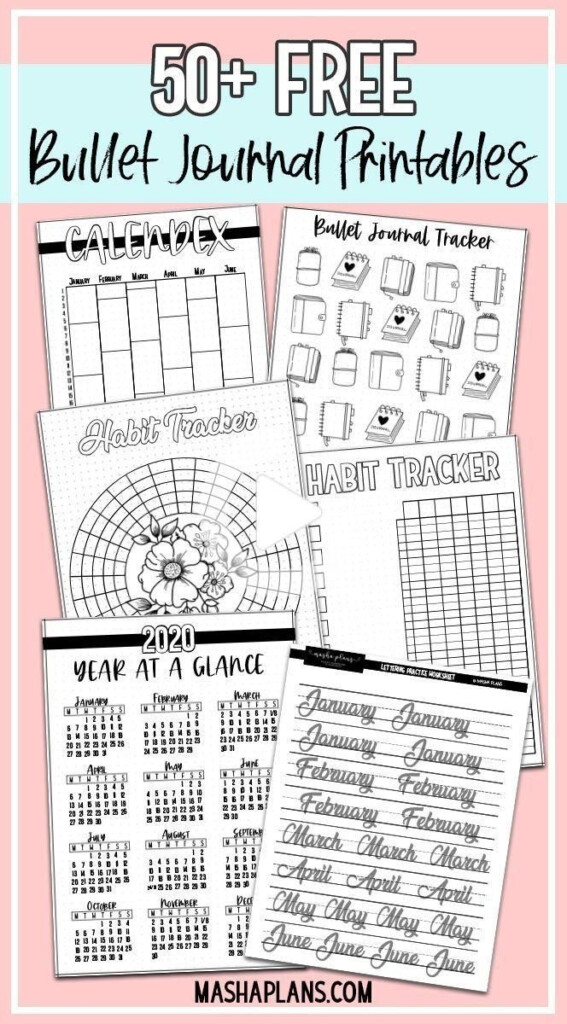 Free Bullet Journal Printables 2025 Pdf Printable Bullet Journal