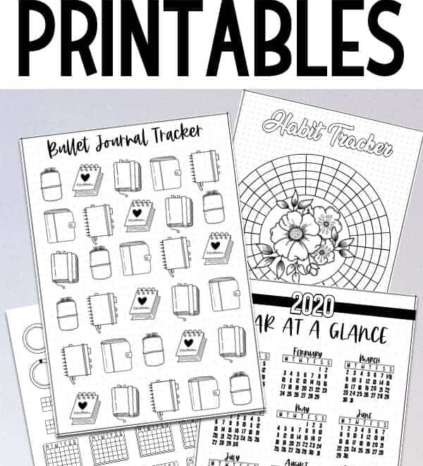 Free Bullet Journal Printables Templates Printable