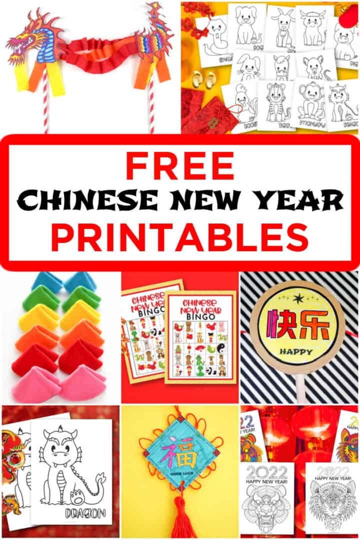 Free Chinese New Year Printables Made With HAPPY