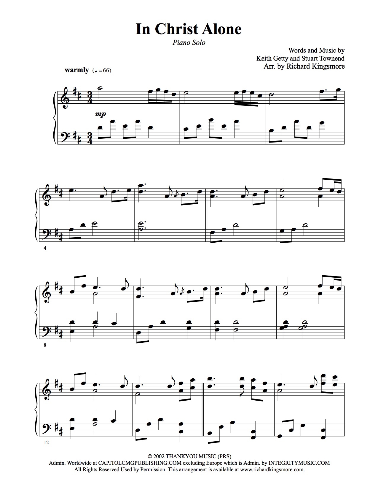 Free Christian Piano Music Printables Printable Templates