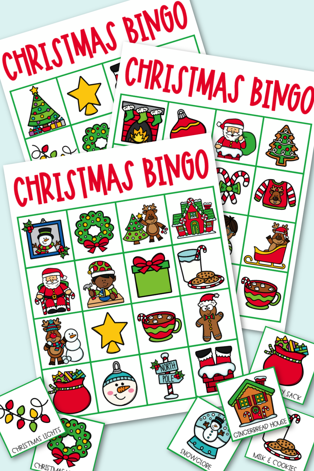 Free Christmas Bingo Printable Game Cards For Large Groups Artofit