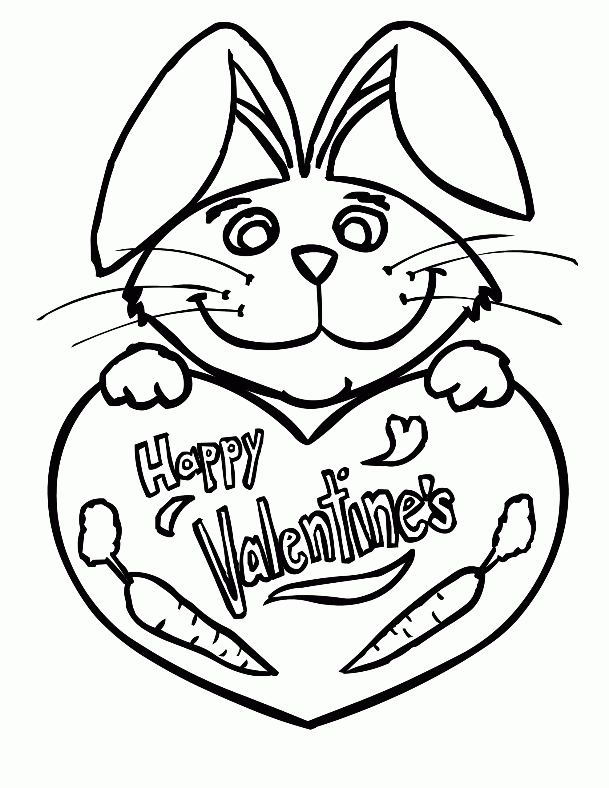 Free Coloring Pages For Kids Printables Valentine 39 s Day