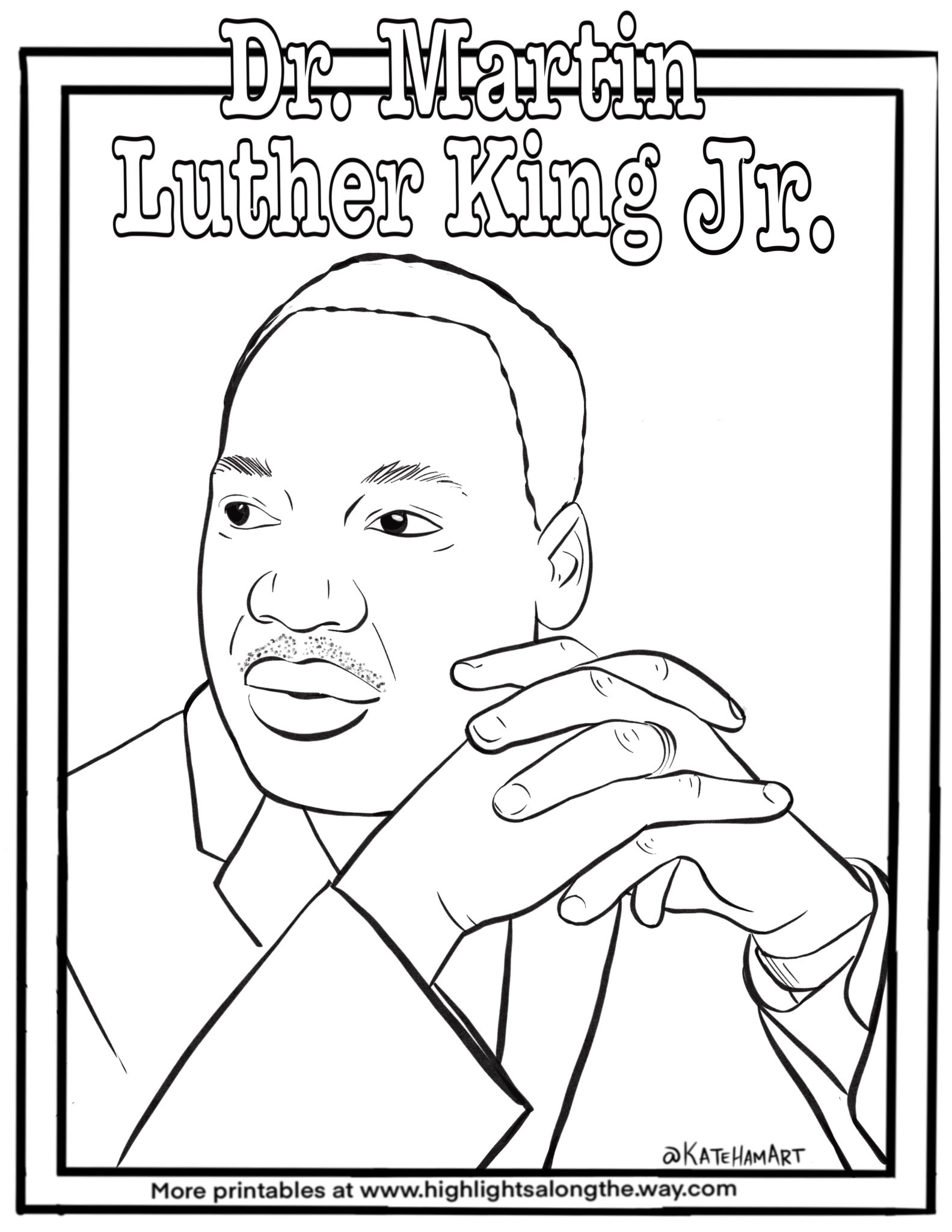 Free Coloring Pictures Of Martin Luther King Jr Vrogue co
