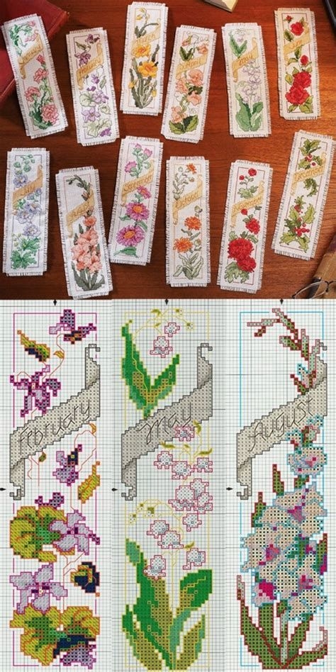 Free Printable Counted Cross Stitch Bookmark Patterns