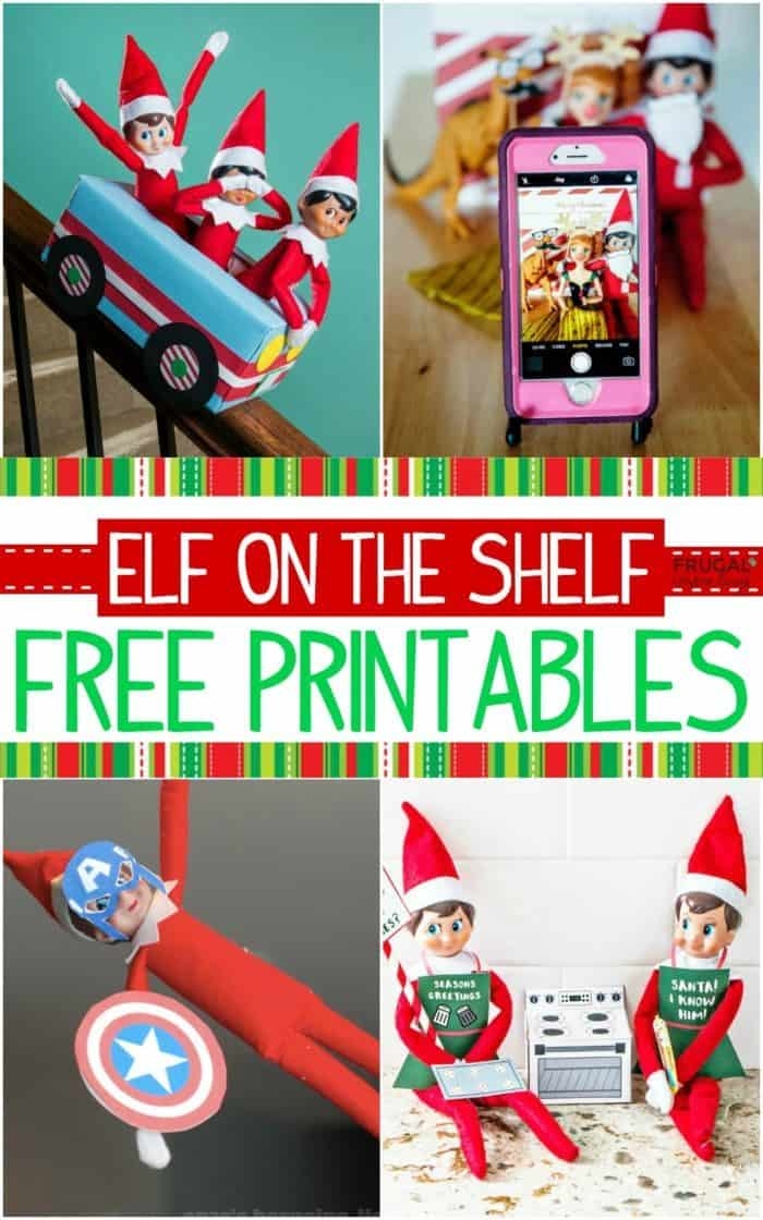 Free Elf On A Shelf Printables