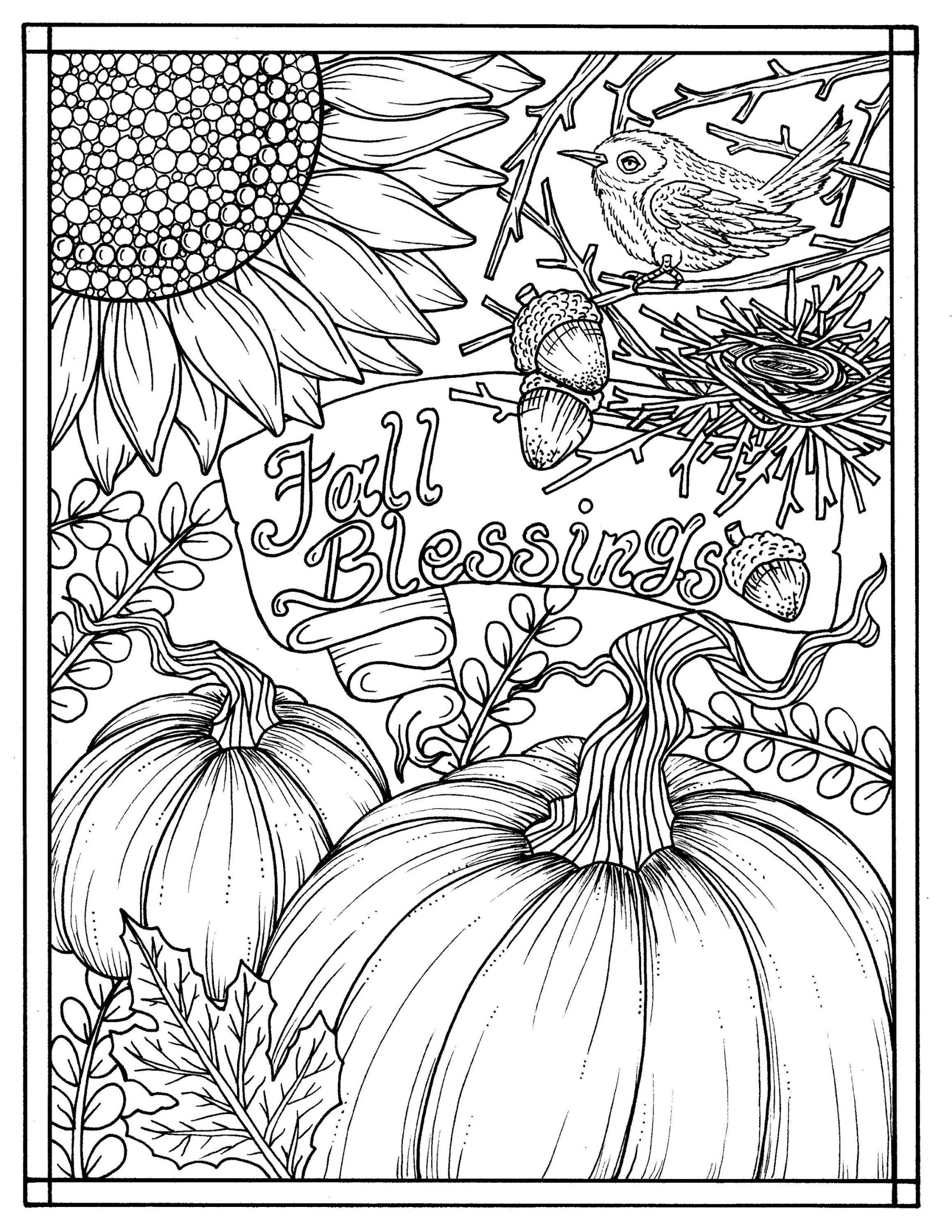 Free Fall Coloring Pages Printable At Tanesmeraldablog Blog