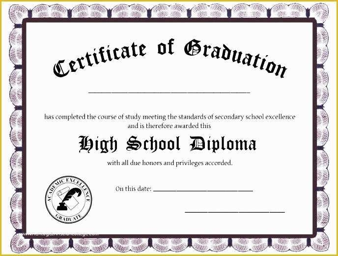 Free Ged Template Download Of Printable Ged Certificate Template Fake 