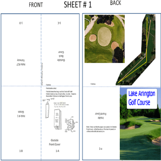 Free Golf Yardage Book Template Holregreat