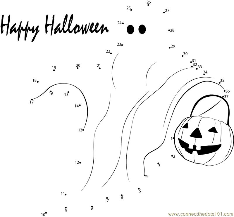 Free Halloween Dot To Dot Printables Free Templates Printable