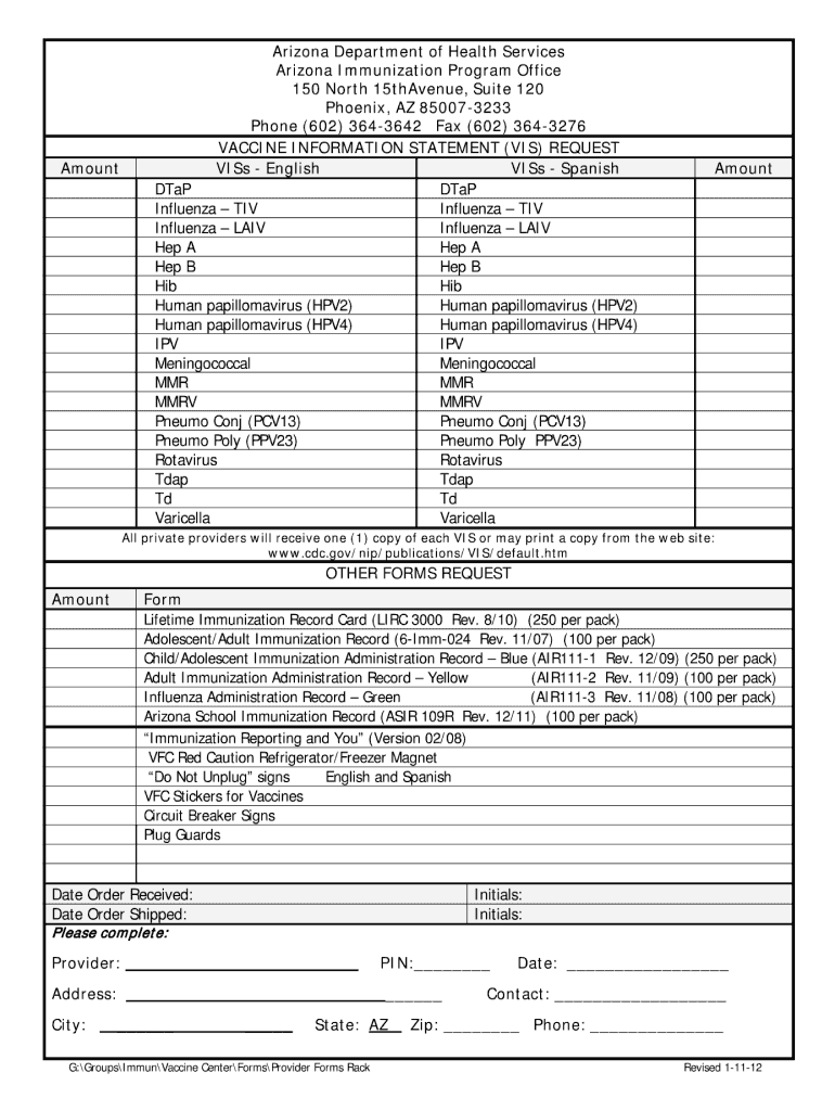 Avma Free Printable Vaccination Reord