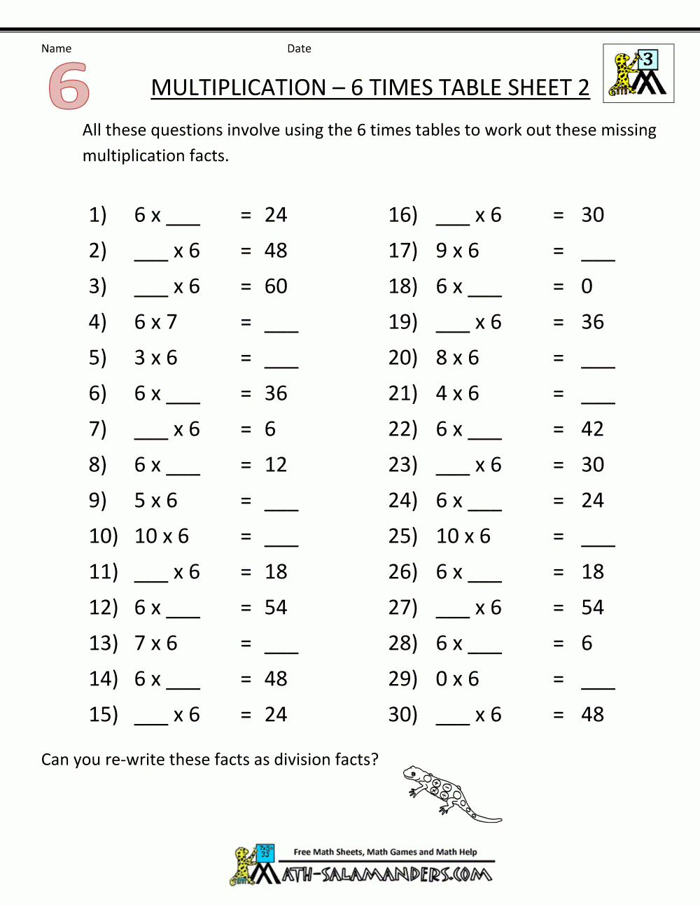 7Th Grade Math Printable Worksheets