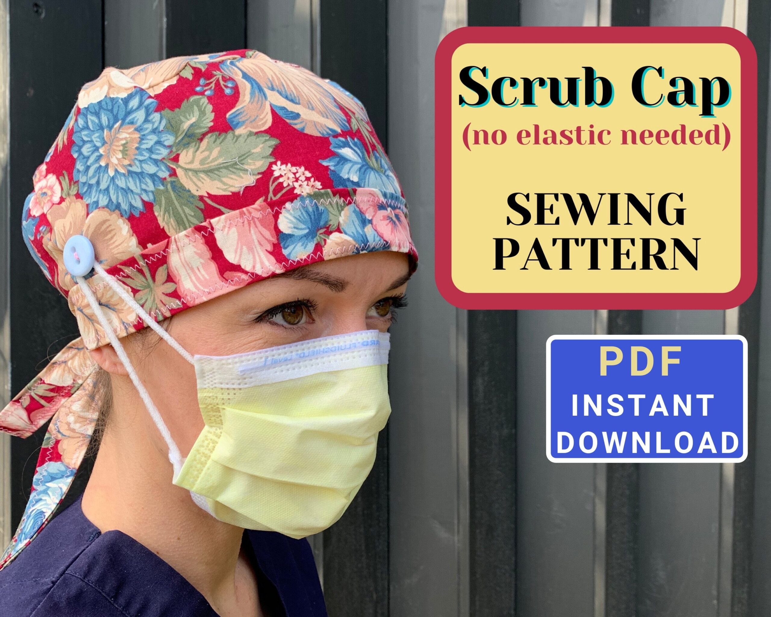 Sewing Pattern Free Printable Scrub Hat Patterns