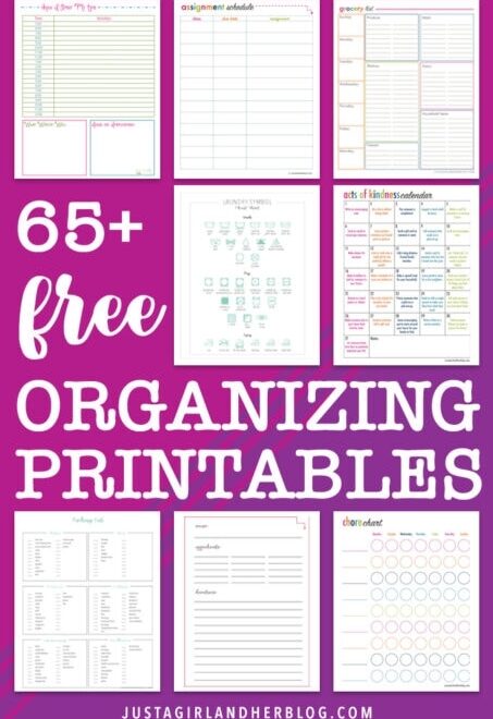 Free Office Organization Printables Templates Printable