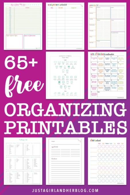 Free Office Organization Printables Templates Printable
