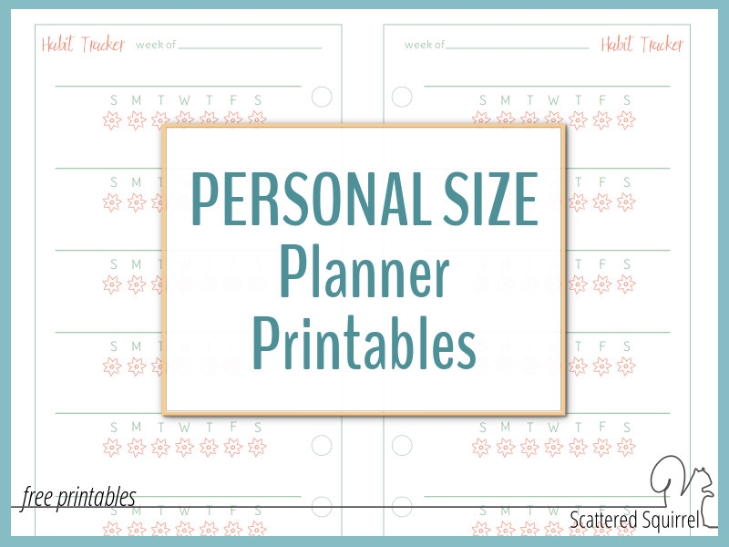 Free Planner Printables Personal Size Printable Templates