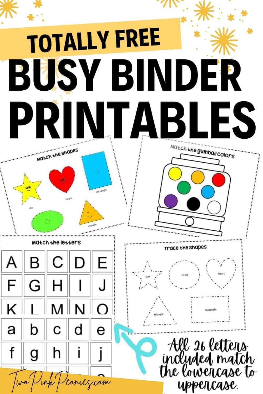 Free Preschool Busy Binder Printables Printable Form Templates And 