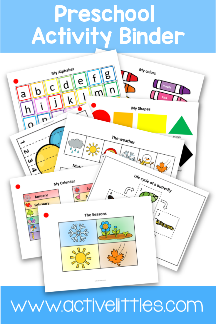 Toddler Learning Binder Free Printables
