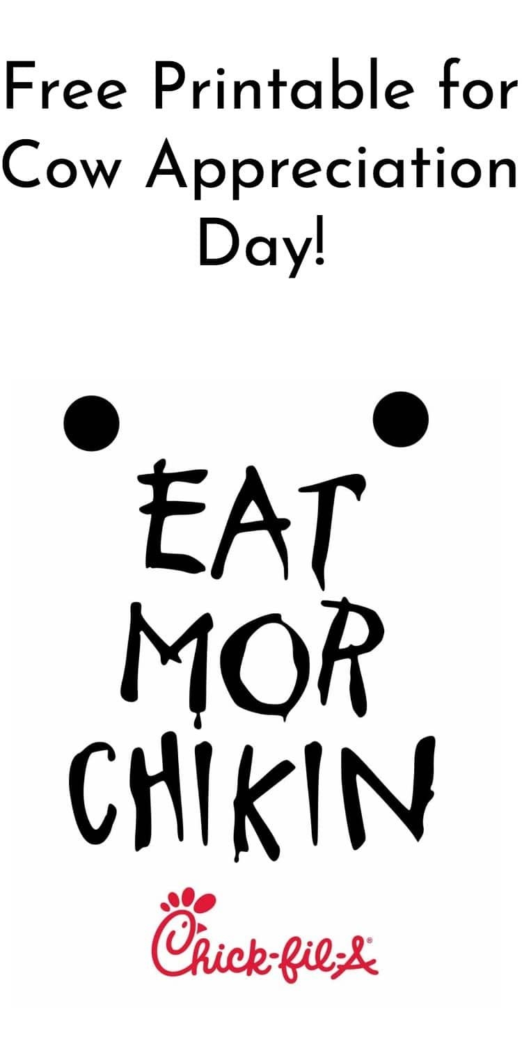 Free Printable 39 Eat Mor Chikin 39 Sign