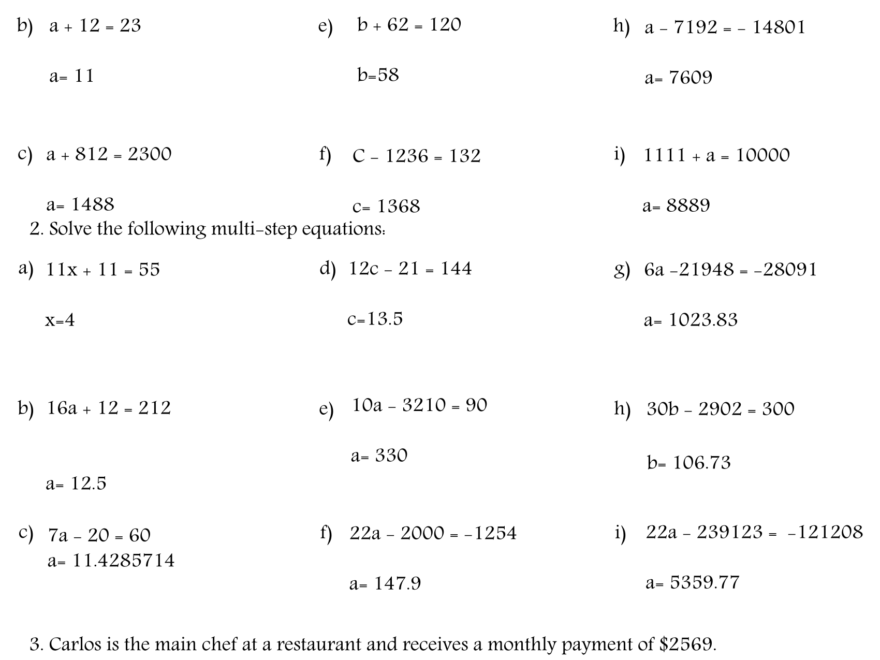 Free Printable 7th Grade Math Worksheets PDF Printerfriendly