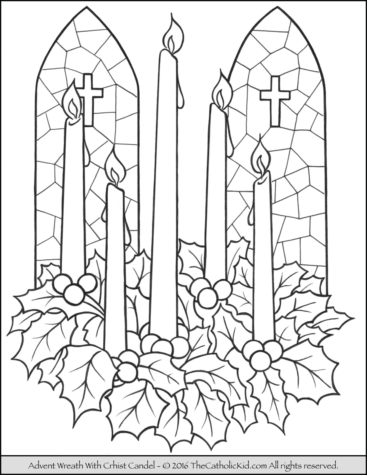 Free Printable Advent Wreath Free Printable
