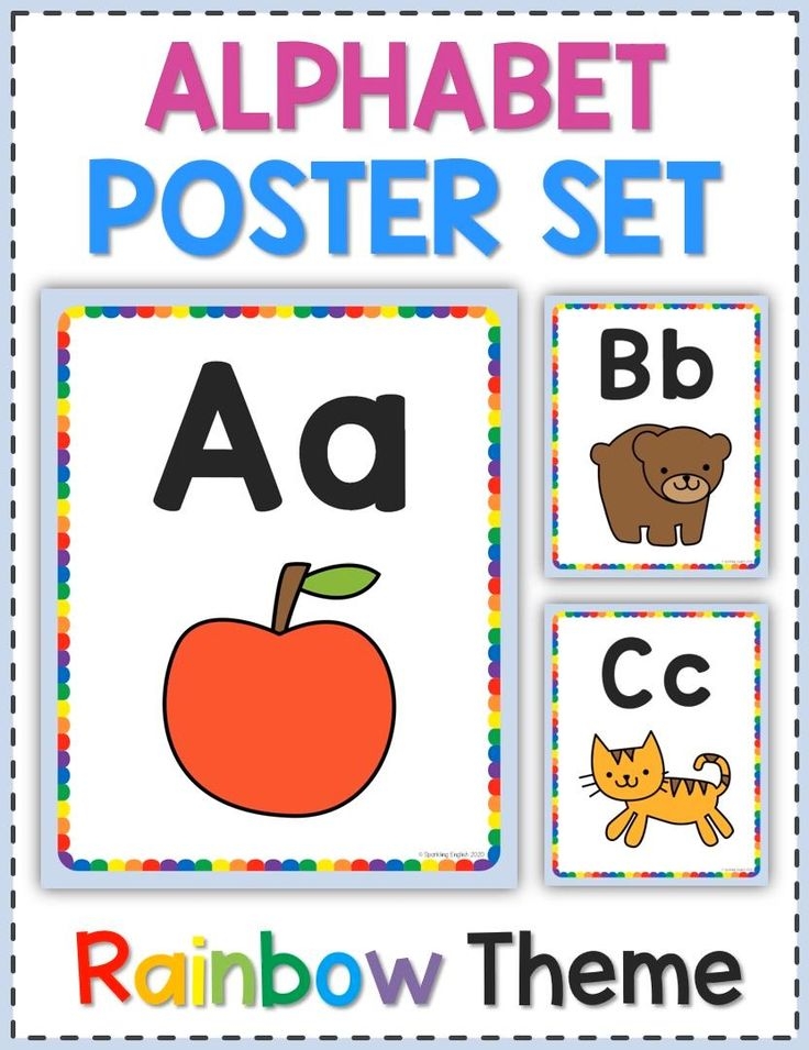 Free Printable Alphabet Wall Posters