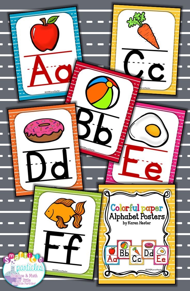 Free Printable Alphabet Wall Posters Web This Freebie Is A Set Of 