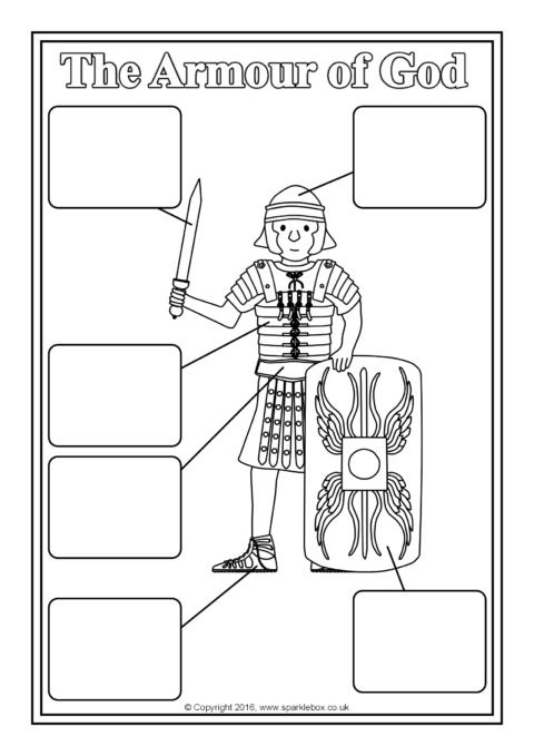 Free Printable Armor Of God Activities On Sunday School Zone 