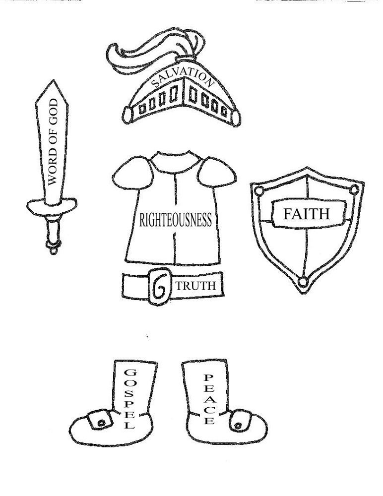 Armor Of God Printable Activities