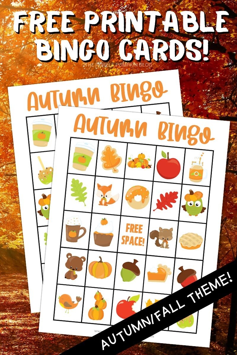 Free Printable Autumn Bingo Cards For Fall Family Fun 
