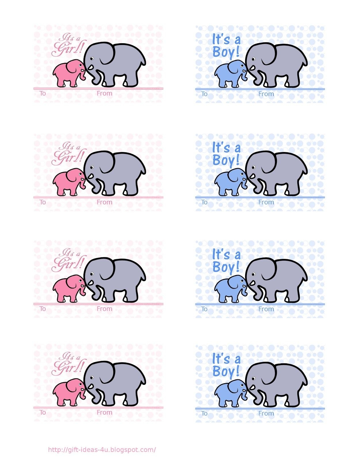 Free Printable Baby Shower Gift Tags Free Printable A To Z