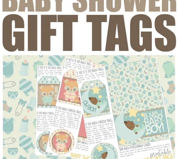 Free Printable Baby Shower Gift Tags Frugal Mom Eh