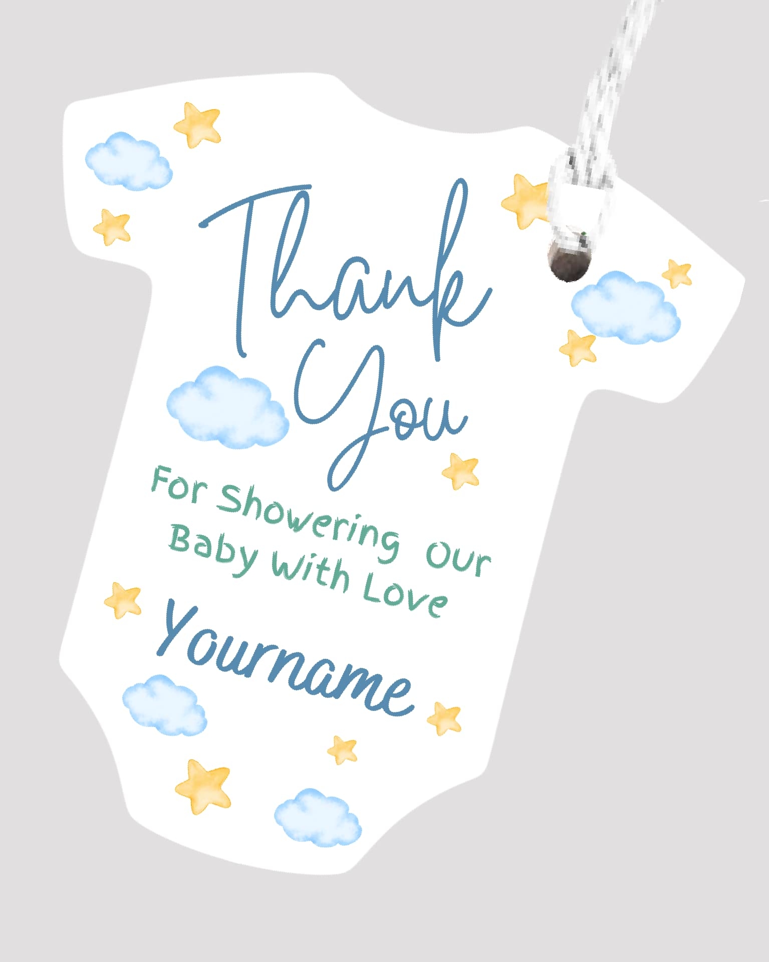 Free Printable Baby Shower Thank You Tag Templates
