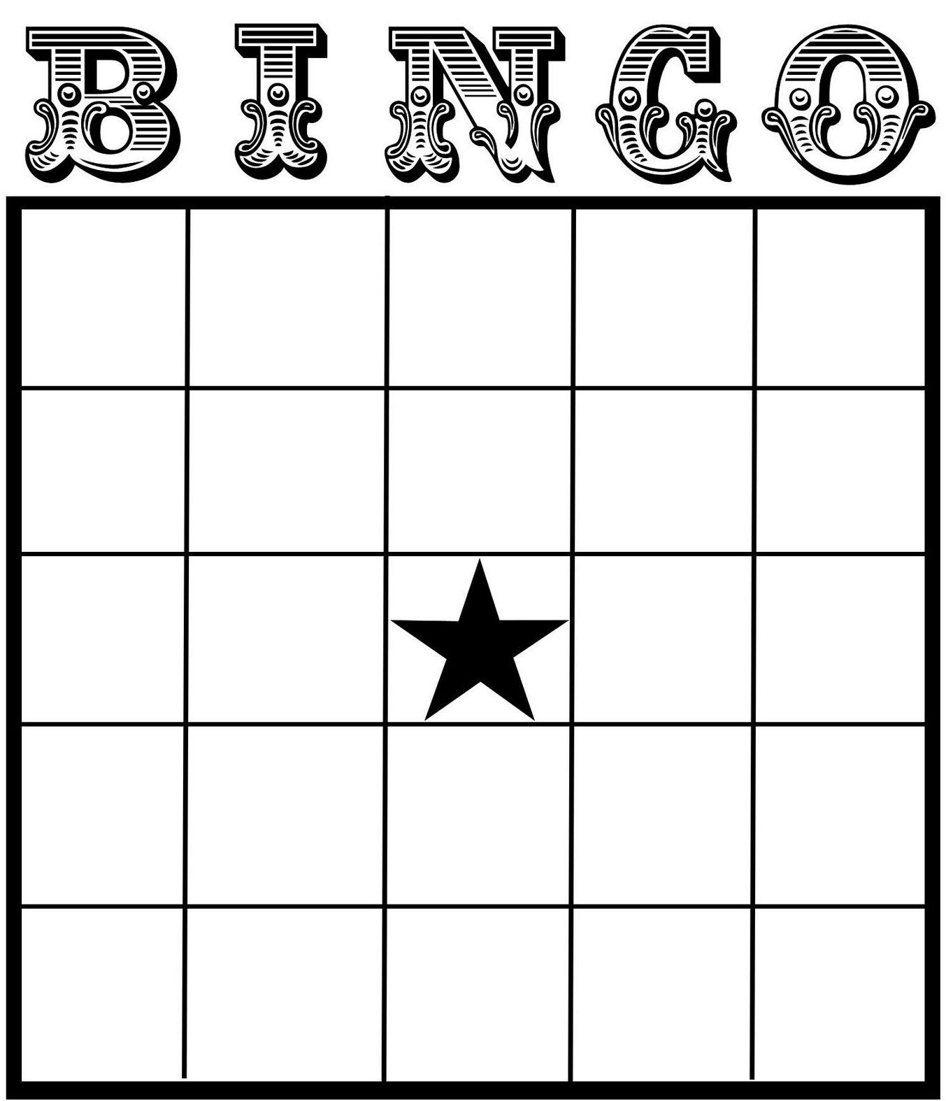 Free Printable Bingo Cards For Large Groups