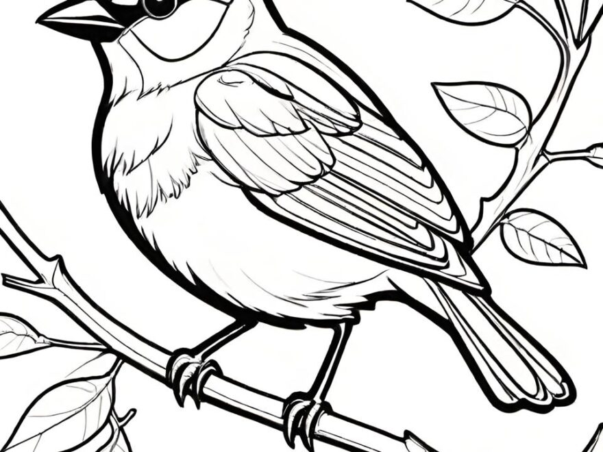 Free Printable Bird Coloring Pages E T M K LT R