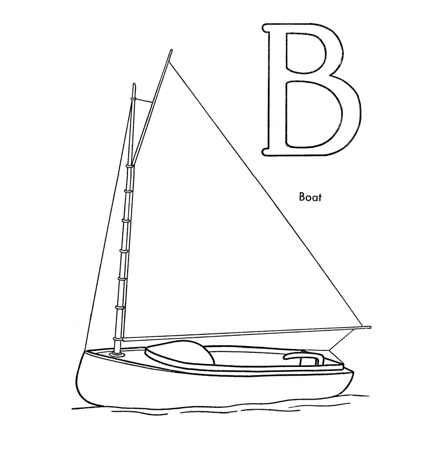 Free Printable Boat Coloring Pages
