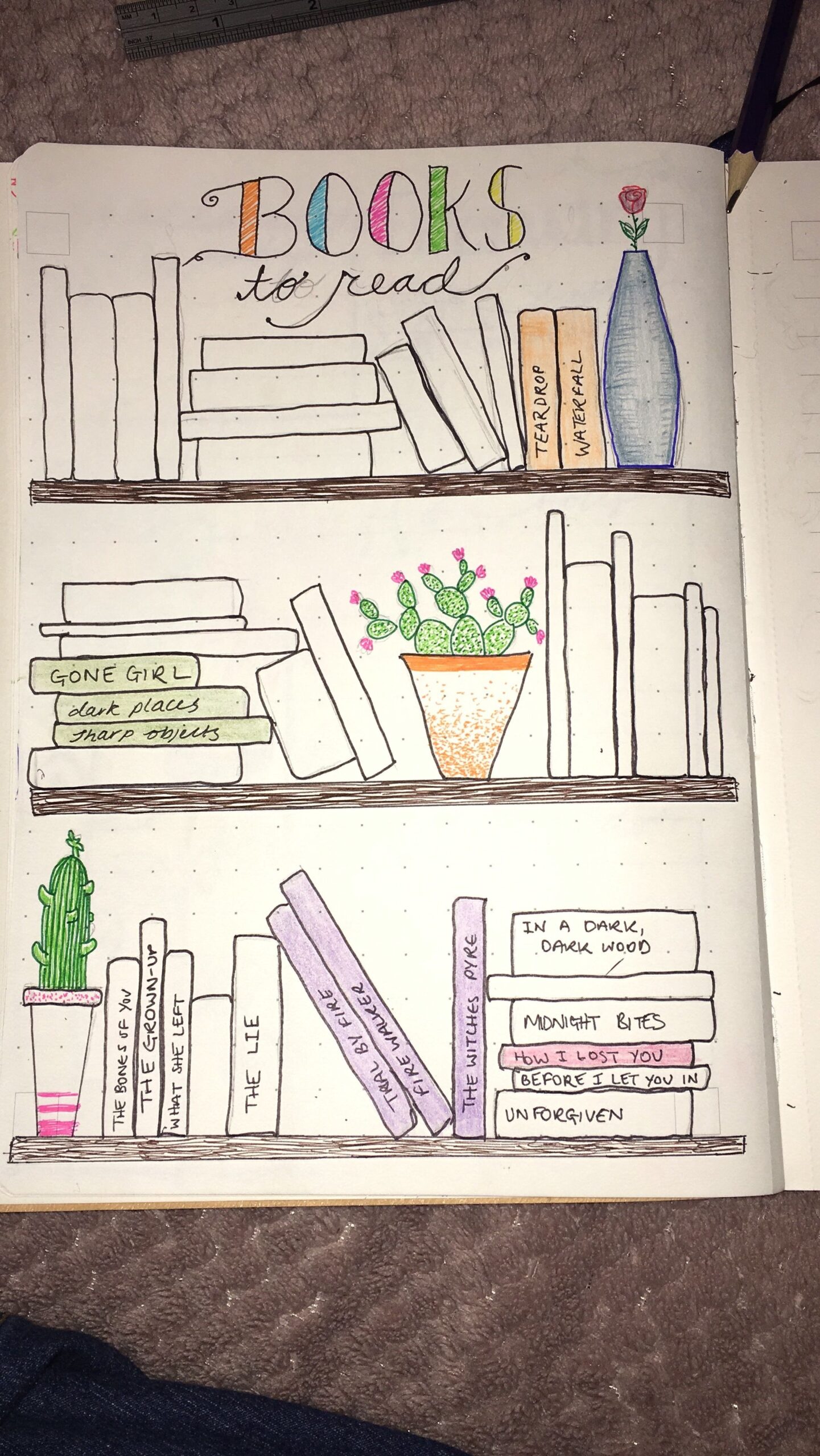 Bullet Journal Books To Read Printable