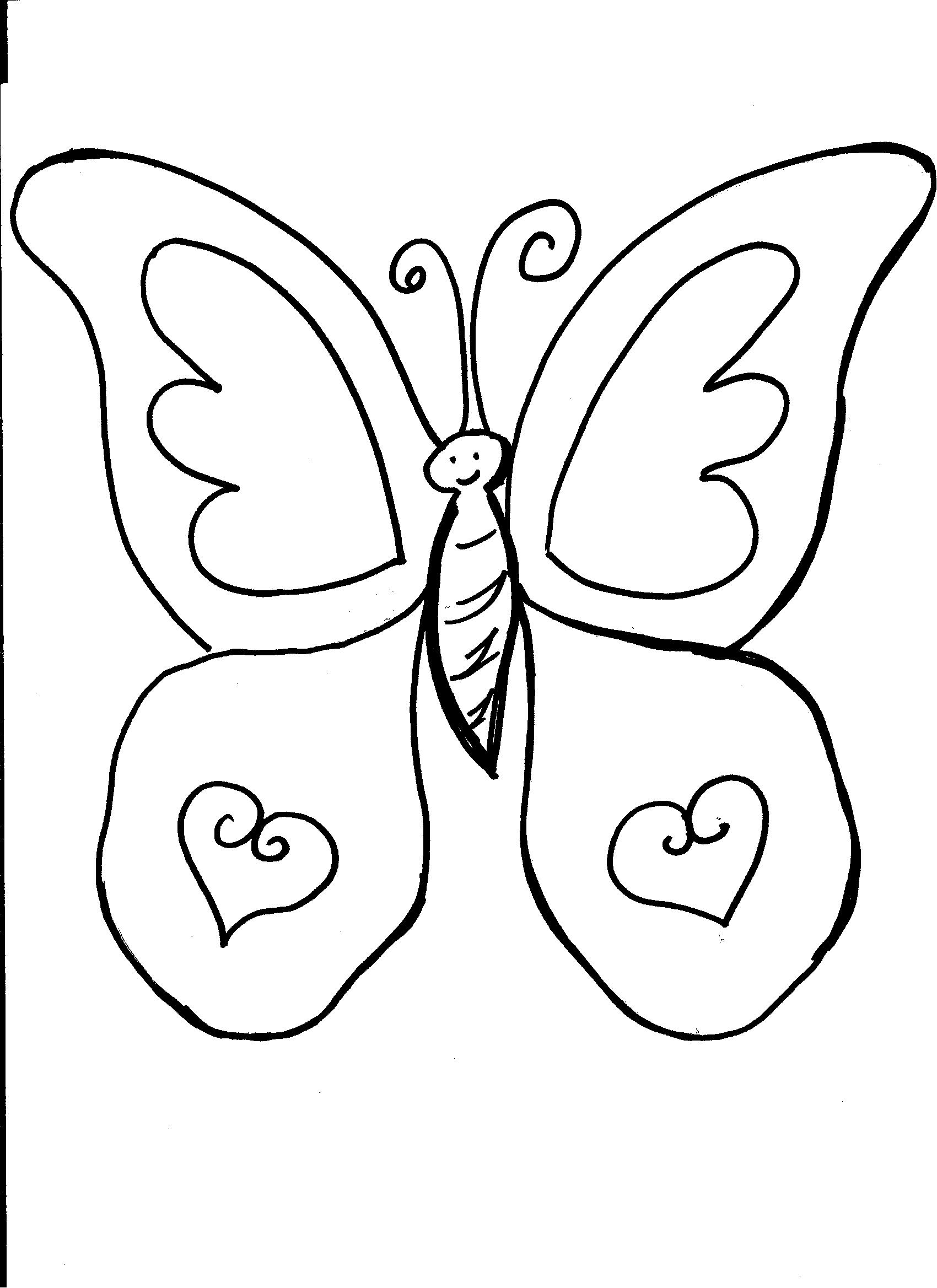 Free Printable Butterfly Coloring Pages