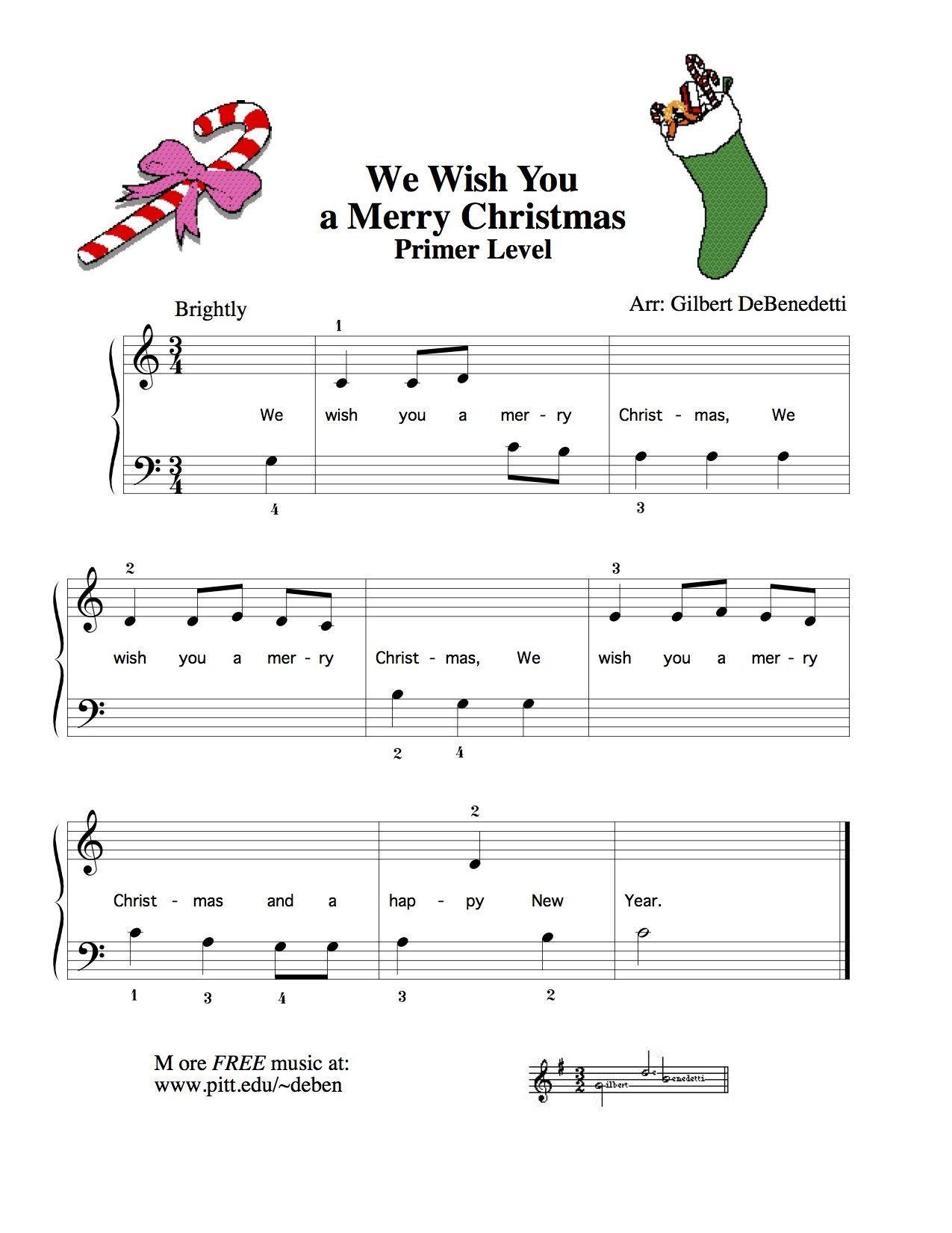 Free Printable Christmas Music For Easy Piano