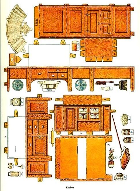 Free Printable Dollhouse Furniture Cutouts
