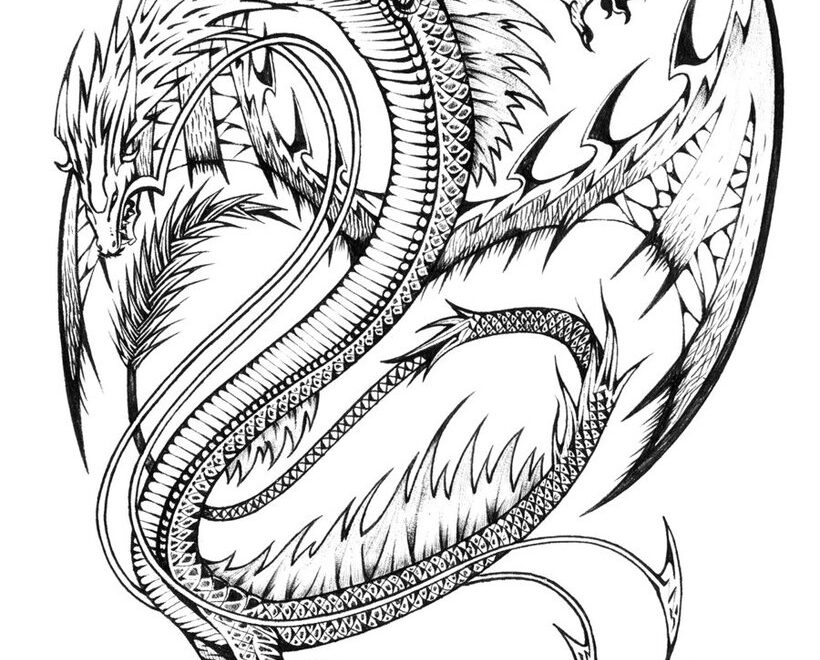 Free Printable Dragon Coloring Pages For Kids
