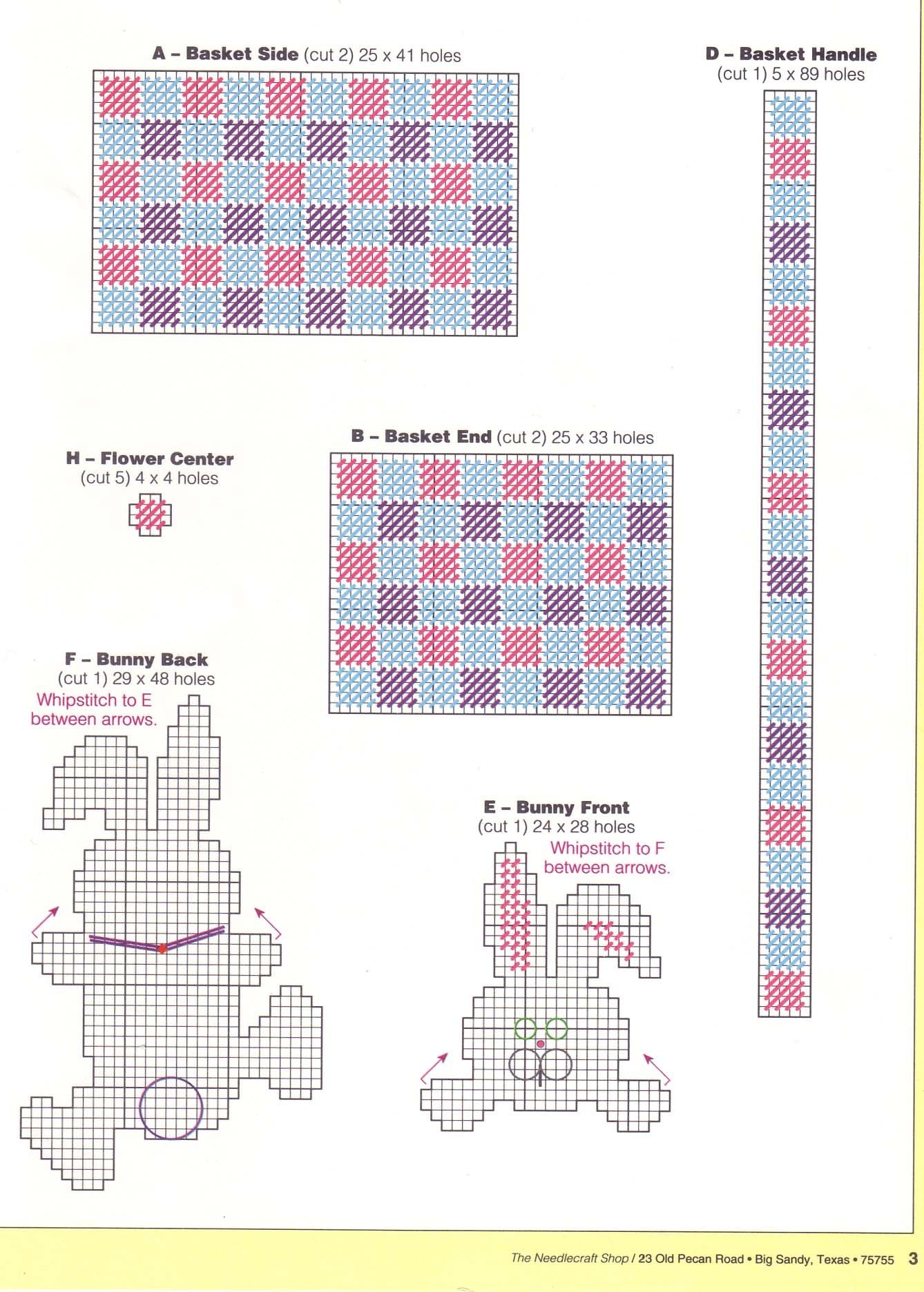 Free Printable Easter Basket Plastic Canvas Patterns Free Templates 