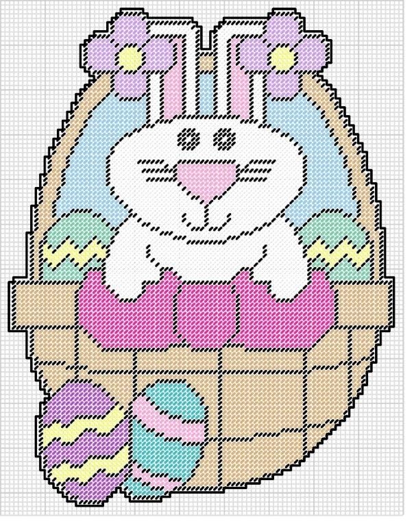 Free Printable Easter Basket Plastic Canvas Patterns Printable Templates