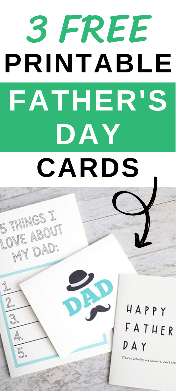Free Printable Fathers Day Cards 4 Free Printable Fathers Day Cards 