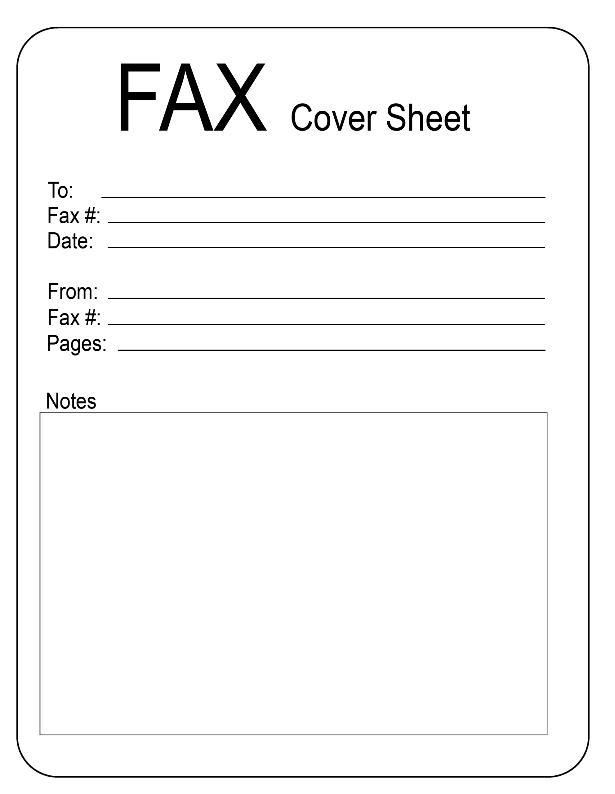 Free Printable Fax Cover Sheet Pdf Printable Free Templates Download