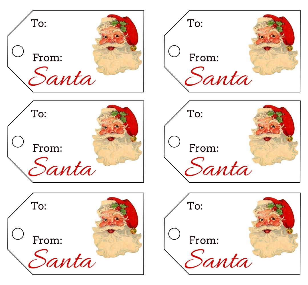 Free Printable Gift Tags From Santa Printable edu pe