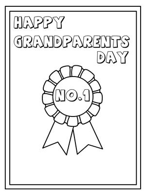 Free Printable Grandparents Day Coloring Cards Cards Create And Print 
